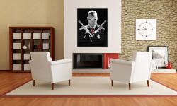 Kézzel festett vászonképek POP Art HITMAN hit (POP ART képek)