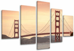  5 részes falfestmény CITY / SAN FRANCISCO ME116E50