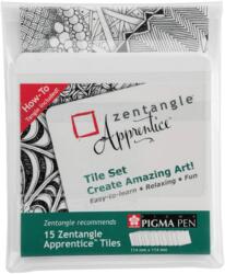 Sakura Zentagle Apprentice Pigma Pen fehér lapocska készlet - 15 darab ()