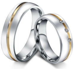 Ékszerkirály Női karikagyűrű, nemesacél, ezüstszínű, 7-es méret (32503386789_7)