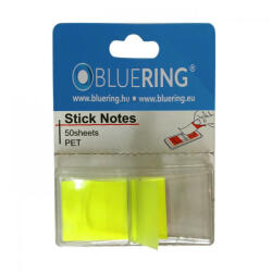 Bluering Jelölőcímke 25x45mm, 50lap, műanyag Bluering® sárga - tobuy