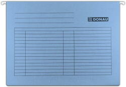 DONAU Dosar suspendabil cu eticheta, bagheta metalica, carton 230g/mp, 5 buc/set, DONAU - albastru (DN-7410905-10-SET) - vexio