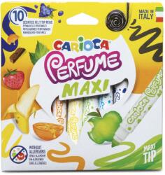 CARIOCA lavabila, parfumata, 10 culori/cutie, CARIOCA Perfume Maxi (CA-42989) - vexio