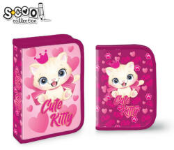 S-Cool Penar echipat, 1 fermoar, 2 extensii, 32 piese, CUTE KITTY - S-COOL (SC2169)