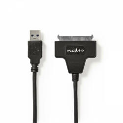 Nedis Hard Disk Adapter | USB 3.2 Gen1 | 2.5 " | SATA l, ll, lll | USB-áramellátású (USARU3100BK)