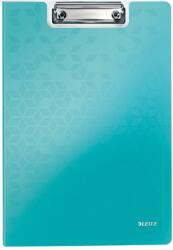Leitz Clipboard LEITZ WOW, dublu, polyfoam, A4, 100 coli, turcoaz (L-41990051) - vexio