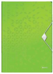 Leitz Mapa cu elastic LEITZ WOW, PP, A4, 150 coli, verde (L-45990054) - vexio