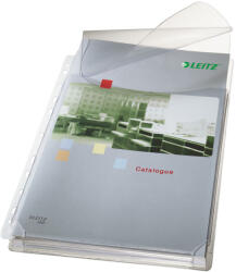 Leitz Folie de protectie LEITZ Jumbo, cu clapa, PVC, A4, 170 mic, 5 buc/set, standard (L-47573003)
