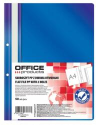 Office Products Dosar plastic PP cu sina, cu gauri, grosime 100/170 microni, 50 buc/set, Office Products - bleumarin (OF-21104211-03) - vexio
