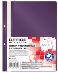 Office Products Dosar plastic PP cu sina, cu gauri, grosime 100/170microni, 50 buc/set, Office Products - violet (OF-21104211-09) - vexio