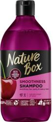 Nature Box Șampon netezitor pentru păr indisciplinat - Nature Box Cherry Oil Smoothness Shampoo 385 ml