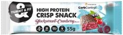 Forpro High Protein Crisp Snack fehérje szelet - Blackcurrant-Cranberry - 55g - bio