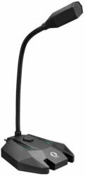 SNOPY Mikrofon - SN-110M (USB csatlakozó; 180cm kábel; állvány, fekete) (34535)