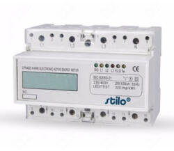 STILO Fogyasztásmérő 3F digitális moduláris 7 modul 100A