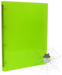 eCollection Gyűrűskönyv E-COLLECTION A/4 pp 4 gyűrű zöld - spidershop