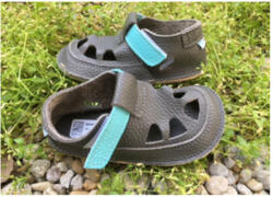 Baby Bare Shoes - Summer Perforation - Blue Beetle Gyerek Szandál, Puhatalpú cipő