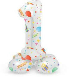 Folat Talpas számos lufi 14" (35cm) fólia szám, számjegy, 1 csak levegővel tölthető, Joyful (LUFI829441)