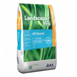 ICL Speciality Fertilizers Landscaper Pro All Round közepes hatástartalmú gyepfenntartó 24-05-08+2MgO 4-5 hónapos 15 kg