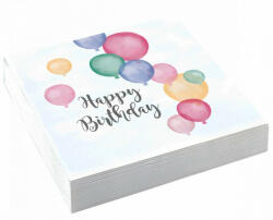 Happy Birthday Pastel szalvéta 20 db-os 33x33 cm (DPA9903711) - gyerekagynemu