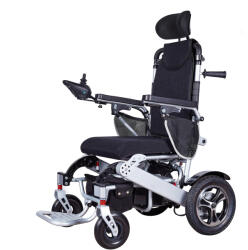 Eroute Scaun cu rotile electric pliabil Eroute 8000R Li-ion cu poziționare automată a spătarului Culoare: Negru