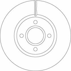 TRW Disc frana TRW DF6509 - piesa-auto