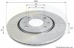 COMLINE Disc frana COMLINE ADC1523V