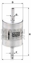 Mann-filter filtru combustibil MANN-FILTER WK 52/1 - piesa-auto
