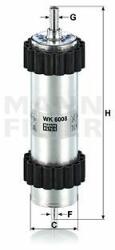 Mann-filter filtru combustibil MANN-FILTER WK 6008 - piesa-auto