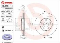 BREMBO Disc frana BREMBO 09.9464. 11 - piesa-auto