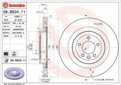 BREMBO Disc frana BREMBO 09. B504.11 - piesa-auto