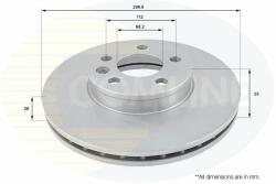 COMLINE Disc frana COMLINE ADC1430V - piesa-auto