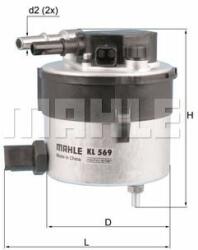 MAHLE filtru combustibil MAHLE KL 569 - piesa-auto