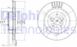 DELPHI Disc frana DELPHI BG3413 - piesa-auto