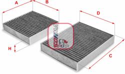 SOFIMA Filtru, aer habitaclu SOFIMA S 4164 CA - piesa-auto