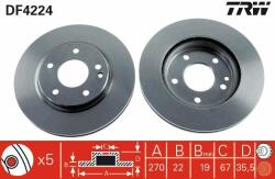 TRW Disc frana TRW DF4224 - piesa-auto