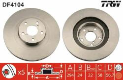 TRW Disc frana TRW DF4104 - piesa-auto