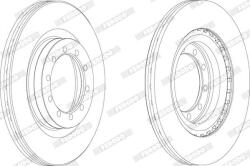 FERODO Disc frana FERODO FCR183A - piesa-auto