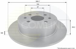 COMLINE Disc frana COMLINE ADC1104