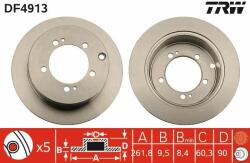 TRW Disc frana TRW DF4913 - piesa-auto