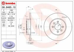 BREMBO Disc frana BREMBO 08.9465. 10 - piesa-auto