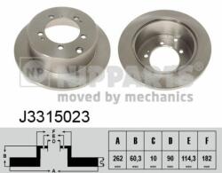 NIPPARTS Disc frana NIPPARTS J3315023 - piesa-auto