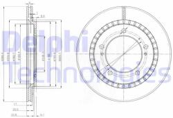 DELPHI Disc frana DELPHI BG3820 - piesa-auto