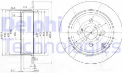 DELPHI Disc frana DELPHI BG3889 - piesa-auto