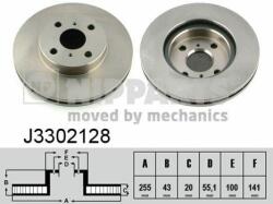 NIPPARTS Disc frana NIPPARTS J3302128 - piesa-auto