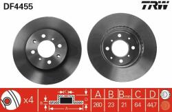 TRW Disc frana TRW DF4455 - piesa-auto