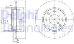 DELPHI Disc frana DELPHI BG2213 - piesa-auto