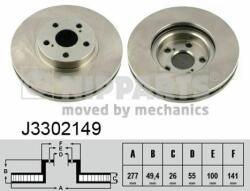 NIPPARTS Disc frana NIPPARTS J3302149 - piesa-auto