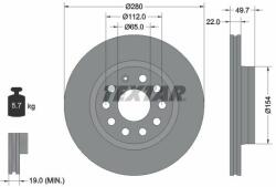 TEXTAR Disc frana TEXTAR 92120705 - piesa-auto