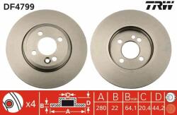 TRW Disc frana TRW DF4799 - piesa-auto