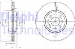 DELPHI Disc frana DELPHI BG3989 - piesa-auto